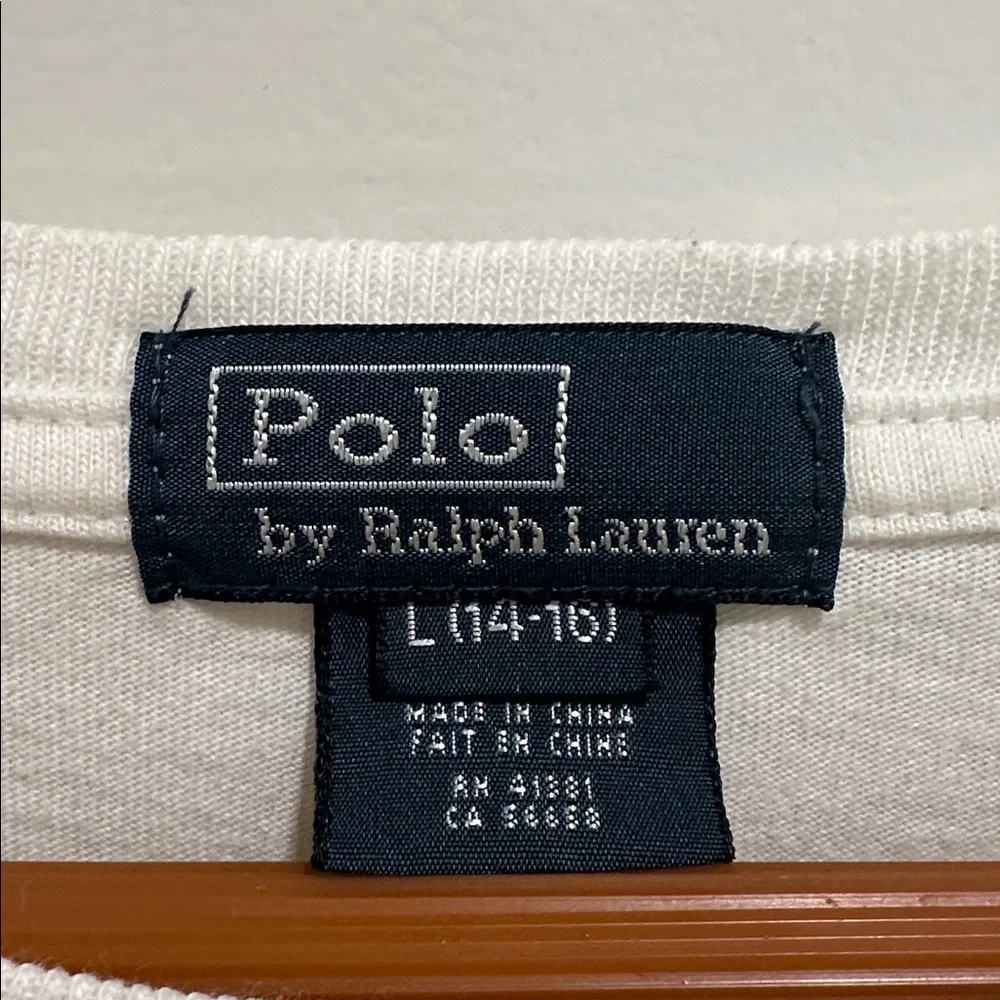Polo by Ralph Lauren Cream Knit Top